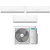 Hisense Climatizzatore Condizionatore Hisense Trial Split Inverter serie HI-COMFORT 9+9+12 con 5AMW105U4RQC R-32 Wi-Fi Integrato 9000+9000+12000