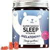 BEAUTYBEARS GmbH Bears with Benefit Super Snooze Sleep - Integratore a base di Melatonina - 45 orsetti gommosi