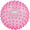 Ludi - Palla da massaggio rosa - Risveglio sensoriale per bambini dai 6 mesi - Puntine teneri - Stimolazione, Destrezza e Coordinazione - 100% PVC - Lavabile - Ø 20 cm - Allevia i denti e favorisce il