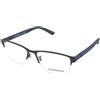 Emporio Armani EA1138 3018 | Occhiali da Vista Graduati | Prova Online | Metallo | Rettangolari | Blu | Adrialenti