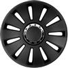 AUTO-STYLE AutoStyle Set di 4 Copricerchi Silverstone PRO 13 Pollici Nero