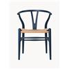 Carl Hansen & Søn Sedia in legno con seduta intrecciata a mano CH24 Wishbone Chair
