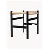 Carl Hansen & Søn Sgabello con seduta intrecciata a mano CH53