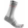 CASTELLI CALZINO ENDURANCE 15 SOCK BIANCO NERO ROSSO [141312]