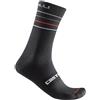 CASTELLI CALZINO ENDURANCE 15 SOCK NERO GRIGIO ROSSO [14136]