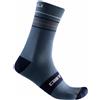 CASTELLI CALZINO ENDURANCE 15 SOCK BLU ARANCIO BIANCO [141313]