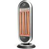 Avilia Stufa al Carbonio 900W con Oscillazione, 2 Velocità, Termostato Regolabile e Sistema Antiribaltamento