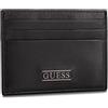Guess PORTA TESSERE CARTE DI CREDITO UOMO NEW BOSTON CARD CASE PELLE NERO GS19GU06
