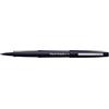 Paper Mate PAPER:MATE - Set di 3 penne in feltro Flair Original nylon Pte medio, colore: Nero
