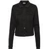 NOISY MAY Debra Black Wash Denim Jacket Donna Giubbetto di jeans nero M