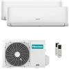 hisense Condizionatore Hisense Hi-Comfort 2025 dual split 7000+12000 BTU inverter A++ wifi unità esterna 5.5 kW codice prodotto 3AMW52U4RJC/CF20YR4BG_1/CF35MR0BG_1