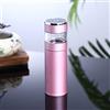 ZMHQLPDZ Bottiglia per infusore da tè, thermos da caffè, Smart Sports Water Bottle con display LED di temperatura, doppia parete isolata sottovuoto - Tazza da tè da viaggio con filtro in acciaio inox (rosa)