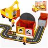 cossy Costruzioni Magnetiche 36 Pezzi-Strade Set, Costruzioni per Bambini, Educativo Blocchi Set, Costruzioni Giocattolo Magnetiche, Montessori per Bambini 3 4 5 6 7 8 Anni
