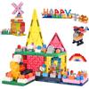 cossy Costruzioni Magnetiche, Costruzioni per Bambini, Educativo Blocchi Set, Costruzioni Giocattolo Magnetiche, Montessori per Bambini 3+ Anni, 12 Blocchi magnetici & 194 Blocchi