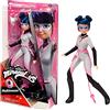 BANDAI Miraculous Ladybug and Cat Noir Toys - Bambola articolata da 26 cm con accessori Kwami, statuetta supereroe Bandai