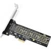 ELUTENG M.2 PCI-Adapterkarte，M.2 NVMe 10Gbps, M.2 SSD a USB 3.1 Tipo A Hard Disk Scheda per Chiave M e Supporto Chiave B+M 2230 2242 2260 2280