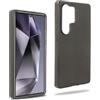 REY Cover in Gel TPU Nera per Samsung Galaxy S25 Ultra, Ultra Sottile 0,33 mm, Morbido Flessibile, Custodia Silicone