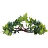 MOSTORY Fascia per capelli fatta a mano con foglia di alloro verde per matrimonio greco elfo dio copricapo per costume toga accessori per capelli sposo regina principe martedì grasso festa carnevale