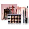 WishesMar Set Trucchi Make Up Completo Donna Cosmetico Kit Viaggio per Occhi - Sorpresa Regalo Trucchi con Ombretti Matita per Eyeliner Matita per Sopracciglia Mascara e Pennelli per il Trucco #B