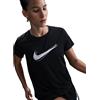 NIKE WMNS SWOOSH HYBRID DF SS TOP T-Shirt Running Donna