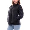CIESSE PIUMINI Noreen 4.0 - Piumino da Donna Leggero Imbottitura Sintetica (L, Nero)