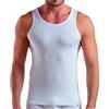 Enrico Coveri 2 Pezzi Canottiera Coveri Uomo Spalla Larga ET1002 in Cotone Bielastico, Bianco, 5/L