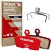 Top Brake pastiglie freni a disco per AVID SRAM Code R/RE/RSC, Guide RE (Premium E+ - Oro)
