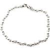 Spadarella Gioielli VLNET ® | Bracciale Spadarella Unisex | Argento 925 + Cotone Nautico Grigio Chiaro | Sfere Diametro 4 mm | Fatto a Mano in Italia | Lunghezza 17 cm