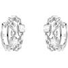 SOFIA MILANI - Orecchini da Donna in Argento 925 - con Pietra Zircone - Creoli a Catena - E2832