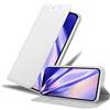 Cadorabo Custodia Libro per Apple iPhone 12 / iPhone 12 Pro (6,1 Zoll) in CLASSY ARGENTO - con Vani di Carte, Funzione Stand e Chiusura Magnetica - Portafoglio Cover Case Wallet Book Etui Protezione