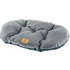Ferplast Cuscino per cani e gatti STUART 45/2, Double-face, Tweed e soffice velluto, Lavabile, Blu