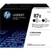 HP 2 TONER CARTRIDGE H.PACKARD CF287XD N.87X BLACK 18k