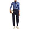 United Colors of Benetton Pantalone 4CV0DF01C, Blu Notte 016, XXS Donna