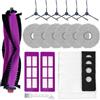 Heykewi Kit di accessori di ricambio per Eureka J15 Pro Ultra/J15 Ultra robot spazzatrice,1 Spazzola principale,6 Spazzole laterali,6 Panni mop,4 Sacchetti per la Polvere,2 Filtri,1 Spazzola per la Pulizia