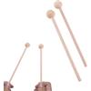 YueJieSelected 2 bacchette in xilofono per bambini, in legno, xilofono per bambini da 1 anno, set di tamburi per bambini, bacchette a percussione, adatte sia per bambini che per adulti
