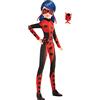 Bandai Miraculous, Bambola, Ladybug Time to de-evilize, Bambola articolata da 26 cm, Licenza Ufficiale Miraculous, Bambola Ladybug costume rosso e nero, P50006