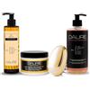 Dalire CURLY HAIR DALIRE PACK risparmio. Include shampoo, maschera, gel per ricci e spazzola. Perfetto per capelli mossi e ricci.