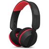 Philips Audio Philips TAA6219BK Serie 6000 Over Ear Cuffie Bluetooth sportive autoalimentate ad energia solare, riserva di batteria di 80 ore ideale per allenamenti, corsa e altri sport - Nero e Rosso