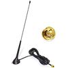 Eightwood DAB DAB + Autoradio Antenna SMA Antenna con prolunga antenna RG174 300 cm per ricezione Digitalradio Beat TechniSat Pioneer Kenwood Alpine