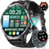 LIGE Smartwatch Uomo, 1.85 Grande Schermo Orologio Smartwatch con Chiamata Bluetooth/710mAh Batteria, 110+ Modalità Sportive, Cardiofrequenzimetro e Sonno IP68 Impermeabile per iOS Android,Nero