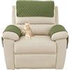 uyeoco Copribraccioli Fodera Per Bracciolo del Divano, Fodera Per Poggiatesta Per Sedia Reclinabile, Fodera Per Poltrona Impermeabile con Tasche, 1/2/3 Posto Copripoltrona Relax ( Color : 36# , Size : 3-seat