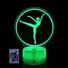 HPBN8 Ltd 3D Balletto Luce Della Notte Lampada 7/16 Cambiamento di Colore LED USB Power Telecomando Gift Decor Decorazioni di Natale Regalo di San Valentino Regalo di Compleanno