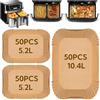 CaiTang Carta Forno per Friggitrice ad Aria Ninjaaf500,150 Pezzi Carta Cottura Aria Friggitrice,10.4 l Doppia Zona 5.2 l Carta da Forno Airfryer per Ninja AF500EU AF500EUCP, Cecotec 9000 9L