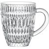 Nachtmann Spiegelau & Nachtmann, Ethno Barista 104908 - Set di 2 tazze da caffè, in cristallo, 392 ml, 104908
