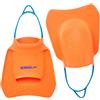 Speedo Unisex Adulto Biofuse FF Pinna fitness, Fluro Tangerine/Pool Blu/Blu Flame, S