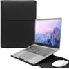 Zimoer 13-14 pollici Custodia per Laptop Impermeabile con Supporto Regolabile, Custodia Sottile e Leggera in Pelle per Laptop, Compatibile con MacBook Air/Pro