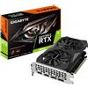 GIGABYTE Scheda Video Gigabyte Nvidia GeForce RTX 3050 Windforce OC V2 6GB GDDR6 Nero