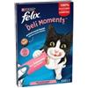 Felix Deli Moments Snack Liquidi per Gatti Gusto Salmone 4x10g