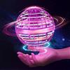 ASORT Palla Volante Magica UFO Ball, Flying Orb Hover Ball, LED Flying Spinner Boomerang Orb Sfera Volante, Fly UFO Mini Drone Per Bambini, Regalo Drone Giocattolo Bambino Interno ed esterno (Rosa)