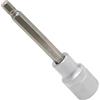 AERZETIX - C71024 - Bussola per cacciavite esagonale lunga 1/2'' monoblocco 6mm x 100mm a 6 lati - DIN 3120 - punta per chiave a cricchetto manuale - in acciaio CR-V 6150 AISI S2 HRC 58-62